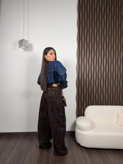 Jeans Brown Velvet