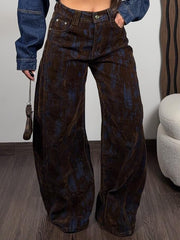 Jeans Brown Velvet