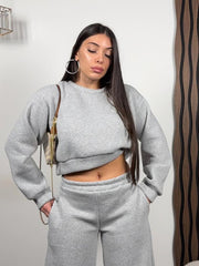 Felpa Crop Siri