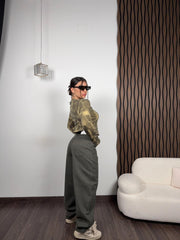 Jeans Verde SA7277-3