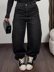 Jeans Balloon Strass MI25152